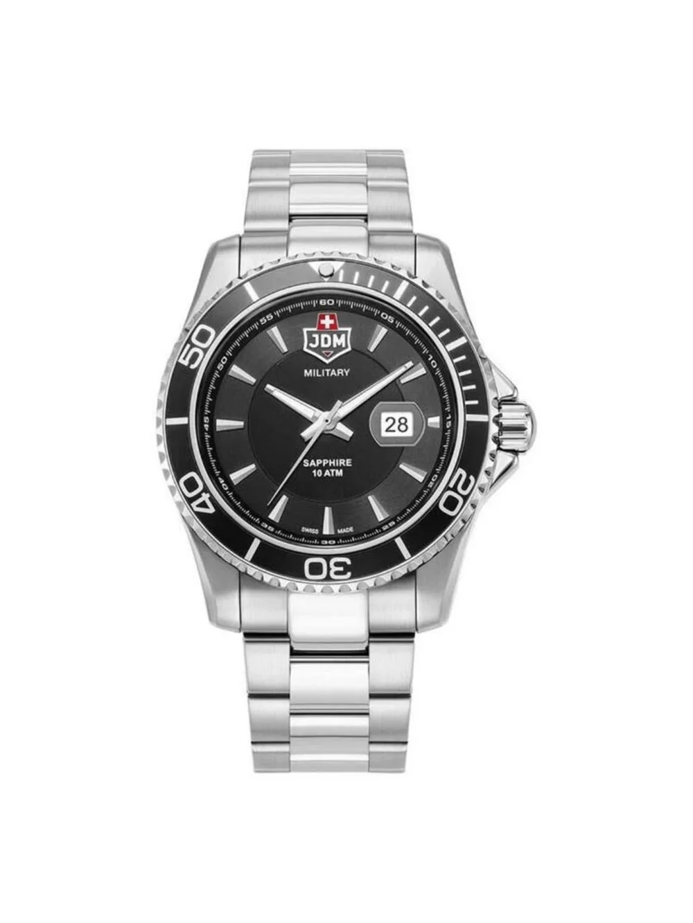 NWT Jdm Military Sierra Black Dial Men's Watch